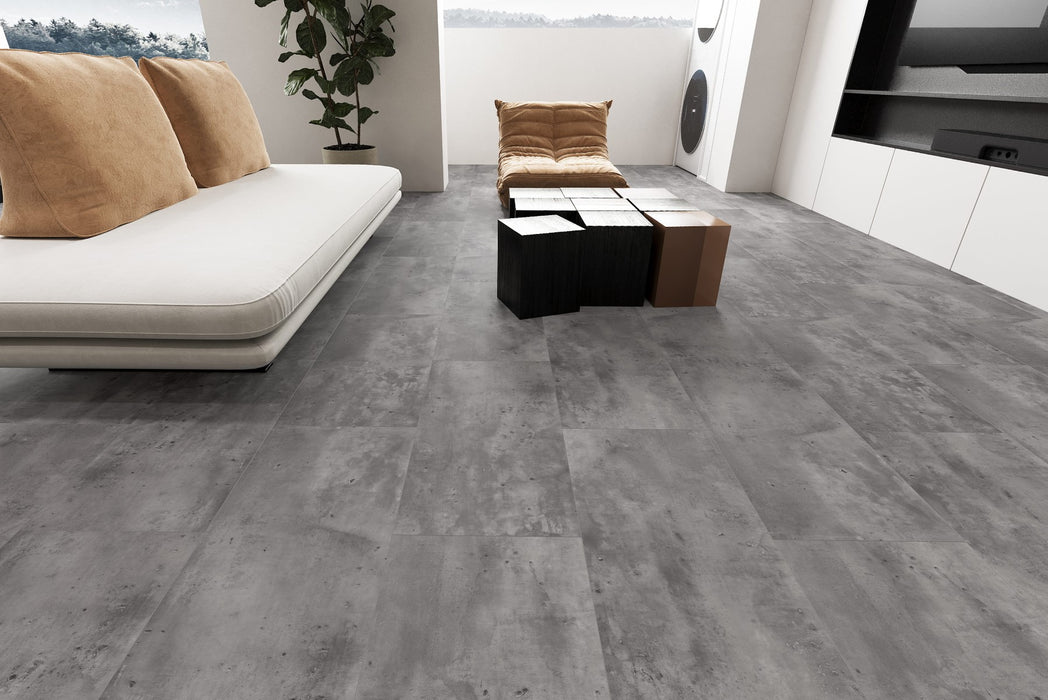 Elite 5.35mm Grey Onyx Effect Click LVT Flooring 310x620mm