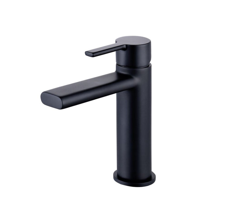 Luxury Matt Black Basin Mixer Tap including Waste