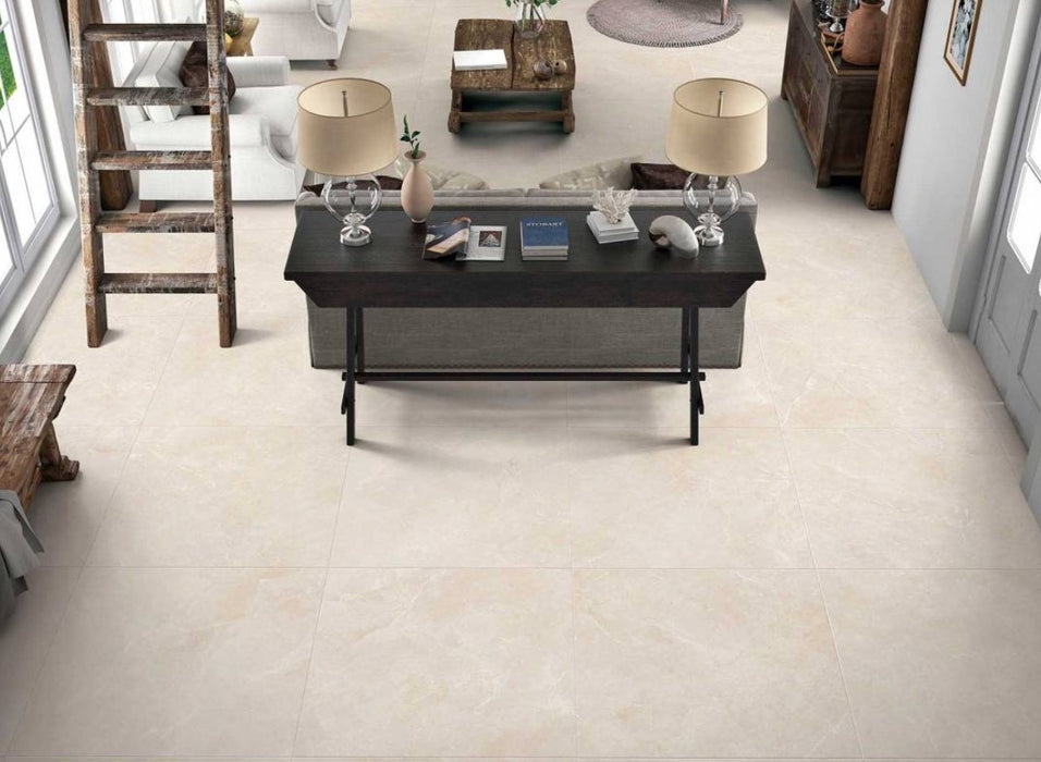 Diamondara Beige Semi-Polished Lappato Large Tile 80x80cm