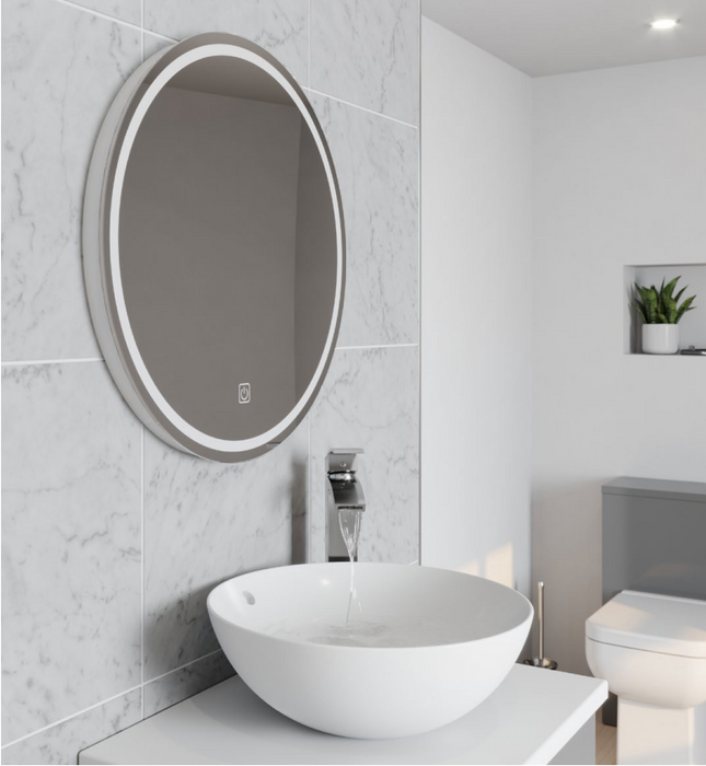 LED Bathroom Mirror 600mm Mirror Luxury Bathrooms And Tiles