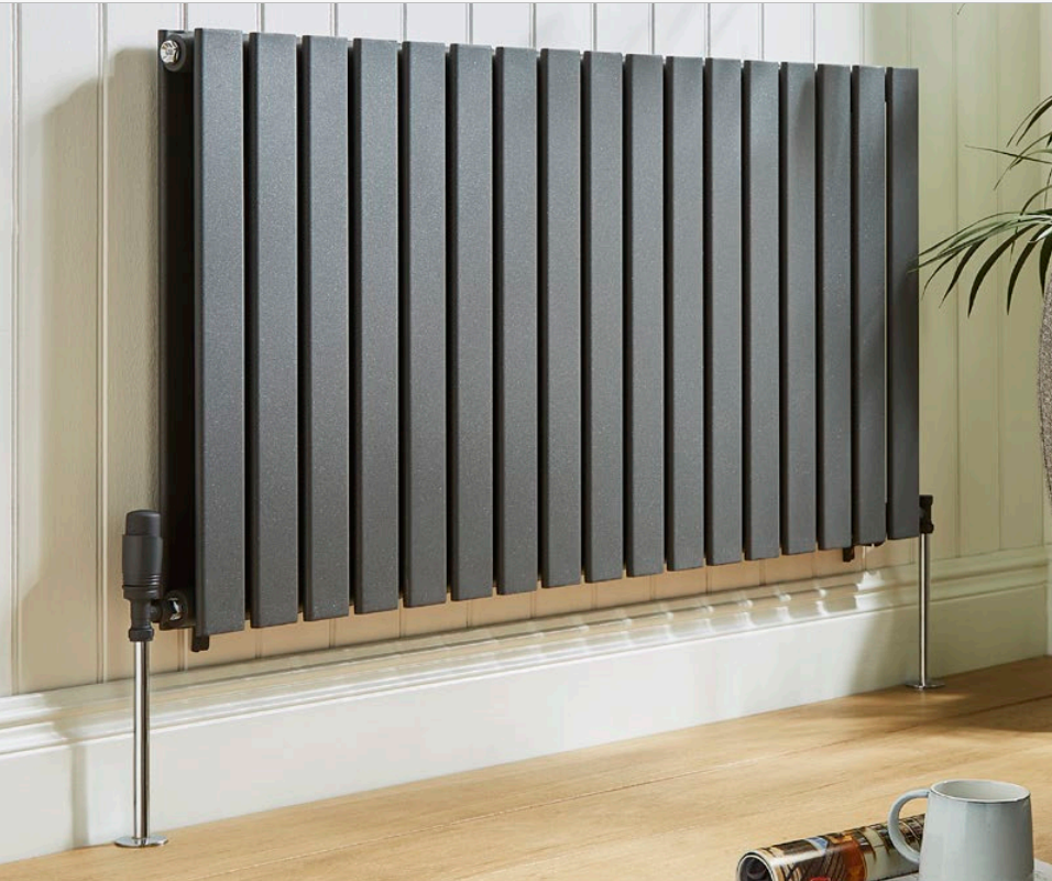 KVit Flat Panel Anthracite Horizontal Radiator | Flat Panel Radiator